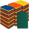 Hoolerry 100 Pcs Heavy Duty Scouring Pads: Non Scratch Household Scrub Pads for Reusable Pan Cleaning