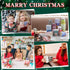 Sigilyer 120 9oz 10 Pcs Christmas Disposable Paper Cups Coffee & Tea Cup with Holiday Designs Christmas Hot Chocolate