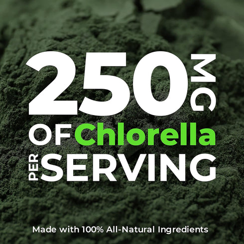 Organic Chlorella Tablets 400 Count | High Potency Superfood | Chlorophyll Pills from 100% Pure Green Algae | Vegan,