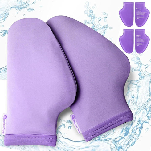 Cold Therapy Socks & Hand Ice Pack - Chemotherapy Neuropathy Care Package for Pain Relief, Large