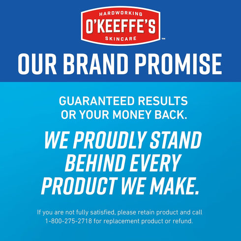 O'Keeffe's for Healthy Feet Night Treatment Foot Cream, 3 oz Tube (2 Pack) for Cracked Dry Feet