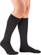 Truform Compression Socks, 15-20 mmHg, Ladies Gym Socks, Knee High, Black, Large