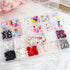 Mix Assorted 3D Nail Charms, Kawaii Kitty Bowknot Lollipop Bear Planet Nail Supplies with Rhinestones for Crafts