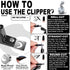 Nail Tip Clipper Edge Cutter Adjustable Stainless Steel Trimmer for Salon Home Art, Beauty Design DIY