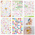 Teenitor Nail Art Decoration - 12 Sheets Nail Art Stickers, Butterfly Nail Foil Stickers, and Rhinestones