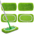Set of 4 Reusable Microfiber Mop Pads, Compatible with Swiffer Sweeper, Washable Wet Mopping Cloth Refills