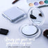 MIRRORVANA 10X Magnifying Makeup Mirror - Mini, 10X/1X Double Sided, Portable Handheld Compact Mirror for Women's Makeup