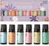 Folkulture Essential Oils Set | 6 Relaxing Fragrance Oils for Diffusers |