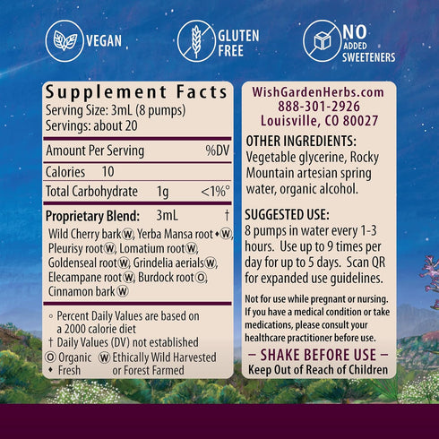 Immunity Immune Immunity Immune 4oz WishGarden Herbs Get Over It! - Herbal Recovery Supplement & Booster Tincture