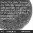Minamul 5 Pack Konjac Exfoliating Organic Facial Sponge Set, Gentle Daily Face Scrub for All Skin Types