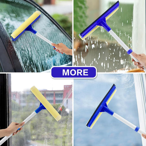 Window Squeegee Telescopic Iron - Blue