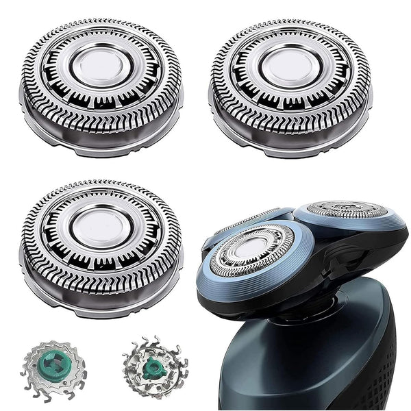 SH60 Replacement Head Blades for Philips 6000 Series Electric Shaver Razors, Compatible with S6880/81 S6810/82 S6850/85