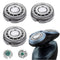 SH60 Replacement Head Blades for Philips 6000 Series Electric Shaver Razors, Compatible with S6880/81 S6810/82 S6850/85