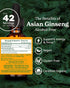 Herb Pharm Asian Ginseng Liquid Glycerite, Alcohol-Free, 1 Ounce for Energy and Stamina