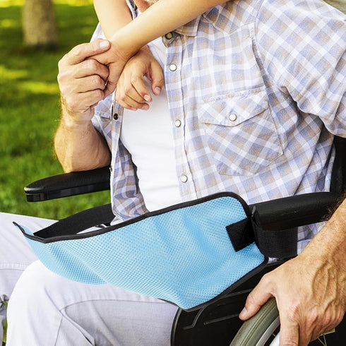 CLISPEED Adjustable Elastic Wheelchair Strap with Single Buckle, Extended Patient Safety Bed Rail Band for Elderly