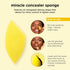 Real Techniques Miracle Concealer Sponge, 2 Count - Makeup Blending Sponge for Liquid & Cream Concealer, Yellow,