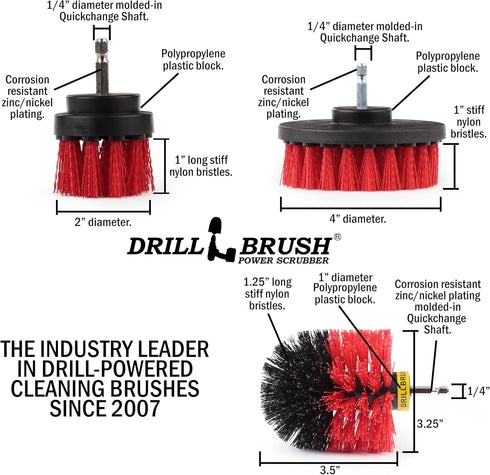 Heavy Duty Nylon Bristle Brush with All Purpose Cleaner Paste, Lemon Lime Scented - Ideal for Deck, Patio, Home Siding,