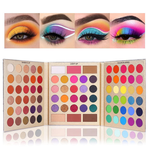 UCANBE Pretty All Set Eyeshadow Palette, Holiday Gift Set with 86 Colors, Matte Shimmer Eye Shadow Kit