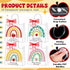 Shinylin 24 Pcs Teachers' Day Clear Gift Bags with Handles Ribbon Reusable Clear PVC Teacher Appreciation Gifts Bags