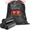 Heavy Duty 30 Gallon Trash Bags with Drawstring (90 Count) - Strong Plastic Liners for Kitchen, Yard, Industrial,