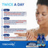 Toenail Fungus Treatment Extra Strength, 25% Undecylenic Acid, Tea Tree Oil for Toenail Fungus, Blue