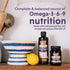 Barlean's Total Omega 3 6 9 Fish Oil Supplement Softgels Blended with Borage and Flaxseed Oil - 1,000 mg Omegas ALA,