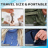 Titanium Keychain Pill Holder, Small Waterproof Pill Case Container with Carabiner Clip for Travel