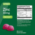 Zinc Gummies for Adults & Teens - 30mg Immune Health Support, Vegan, Gelatin Free, Chewable Berry Flavored