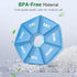 Weekly Pill Organizer - 2 Pack Portable Pill Box Medicine Case, Seven Day Edition for Vitamins and Supplements