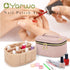 Yarwo Nail Polish Organizer Bag, Holds 12 Bottles (15ml/0.5 fl.oz), Travel Case for Nail Polish, Dusty Rose (Bag Only)