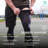 Vital Salveo-Sports Outdoor Compression Long Knee Sleeve Leg Support, X-Large