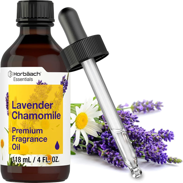 Horbaeach Lavender Chamomile Fragrance Oil, Premium Grade for Diffusers, Candle and Soap Making (4 fl oz)