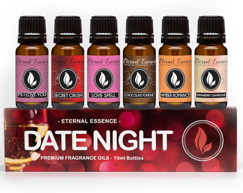 Eternal Essence Oils Date Night Set of 6 Premium Fragrance Oils -