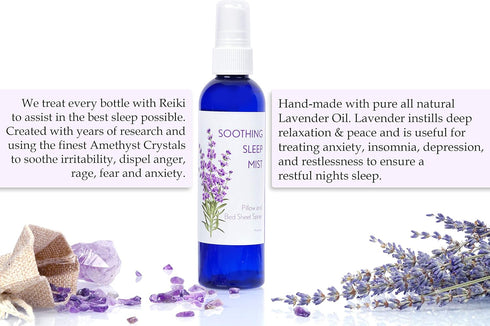 Soothing Sleep Mist Pillow and Bed Sheet Spray (Lavender and Clary Sage)