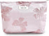 Makeup Bag Cosmetic Bag, Preppy Canvas Toiletry Organizer for Women, Cute Zipper Pouch (Medium Pink Bow)