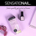 Sensationail Gel Nail Polish - Smell the Roses, At Home Quick-Cure Polish, Glossy, Long-Lasting, Lasts Up to 2 Weeks