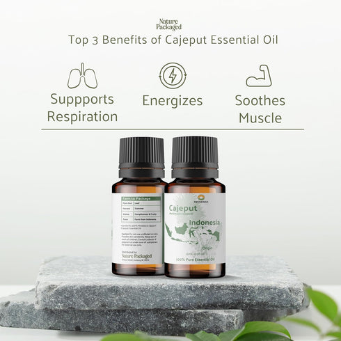 Cajeput Essential Oil (15ml) - Direct from Central Java, Indonesia - Essential Oils for Diffusers Aromatherapy; Essential Oils for Body; Massage Oils | 100% Pure Therapeutic Grade