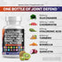 Clean Nutraceuticals Joint Support Supplement - Glucosamine Chondroitin MSM Turmeric with Omega 3 & 120 Count Capsules
