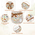 Littleforbig Cotton Adult Ribbon Omutsu Diaper Wrap Cover Washable Adjustable Reusable Waterproof - Forest Animals XL