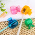 4 Pack Travel Toothbrush Head Covers, Protective Plastic Clip for Household Travel, Bathroom, School, Camping