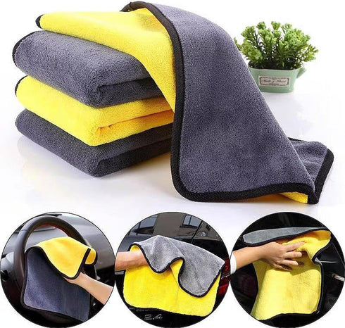 Tihzheoy 10 Pack 11.8"x15.7 Premium Microfiber Towels Coral velvet Washing and Detailing Towels for Car Detailing
