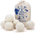 Handy Laundry Wool Dryer Balls - Natural Fabric Softener, Reusable, Pack of 6, Reduces Wrinkles & Saves Time