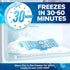 Packs (Pack 2, Packs Pack JJ CARE Ice for Injuries Reusable of XL) - Gel Ice Reusable - Soft Ice for Injuries with Wrap