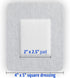 Medline Sterile Bordered Gauze Adhesive Island Wound Dressing, 4" x 5", Count of 15
