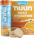 Nuun Hydration Immunity Electrolyte Tablets with 200mg Vitamin C, Orange Citrus Flavor, 8 Pack (80 Servings)