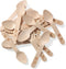 RT Disposable Wooden Tableware, 200 Pieces Natural Wooden Ice Cream Spoons, 4.3 Inches