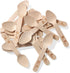RT Disposable Wooden Tableware, 200 Pieces Natural Wooden Ice Cream Spoons, 4.3 Inches