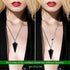 JADENOVA Pendulum Crystal Necklace - Natural Obsidian Crystal Pendulums for Divination, Dowsing, Chakra Reiki Healing