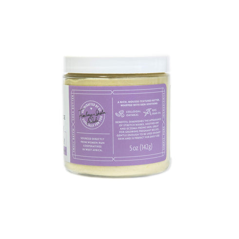 Shea Radiance P.U.R.E. Whipped Shea Butter with Colloidal Oatmeal, Lavender Bliss, 5 oz, Moisturizing Rice Bran Oil