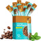 Mouthwash Travel Size Packets, Individual Portable Mouthwash Alcohol Free, Coffee Mint Flavor,